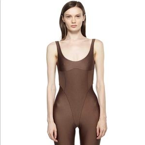 Elegant Brown Women's Bodysuit